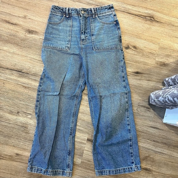 Forever 21 Wide Leg Denim Jeans - Picture 2 of 4